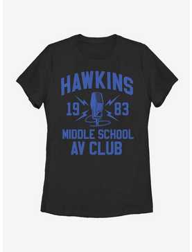 Stranger Things Hawkins AV Club Womens T-Shirt, , hi-res