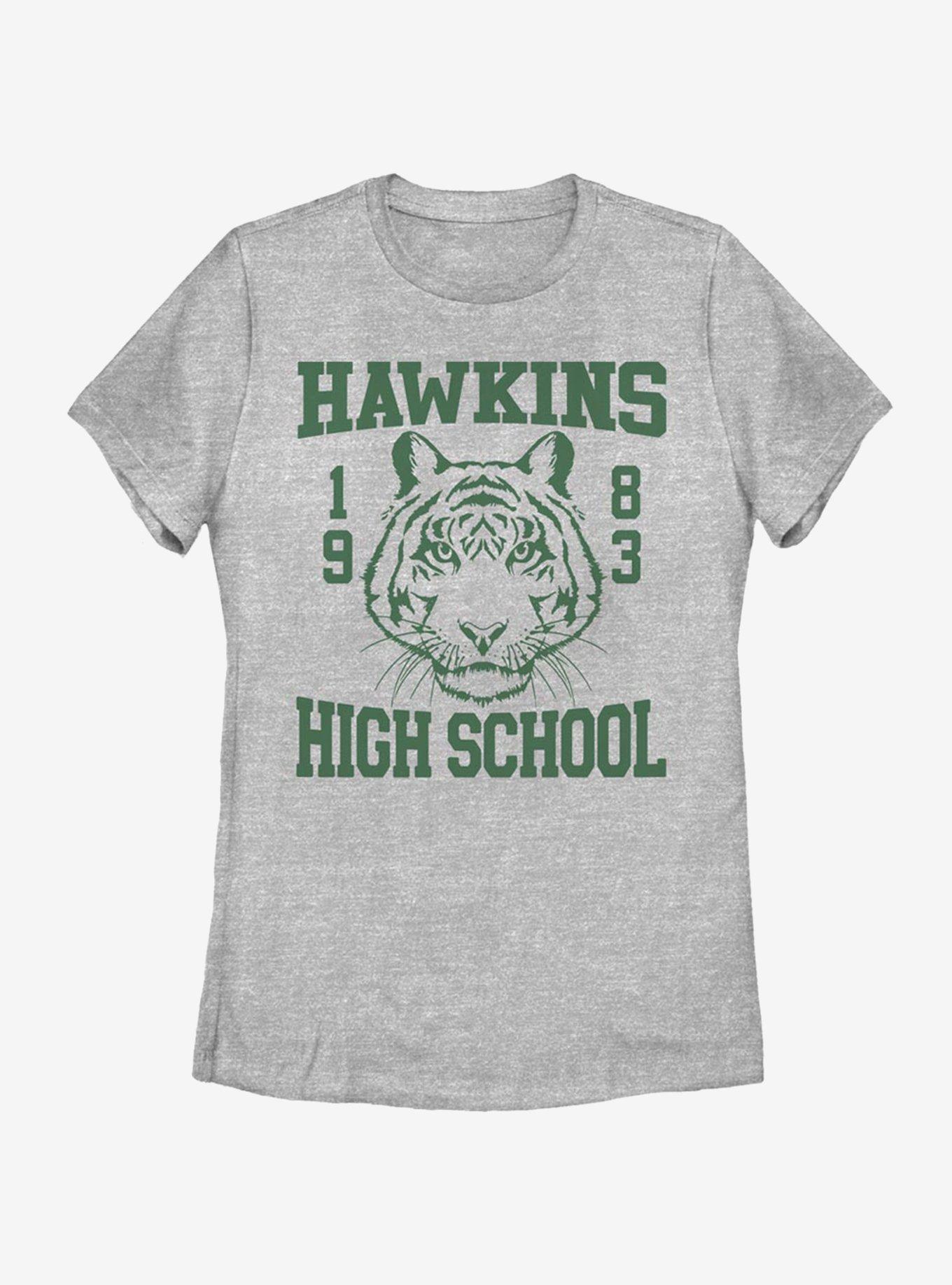 Stranger Things Hawkins High Tiger 1983 Womens T-Shirt, , hi-res