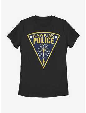 Stranger Things Hawkins Police Seal Womens T-Shirt, , hi-res