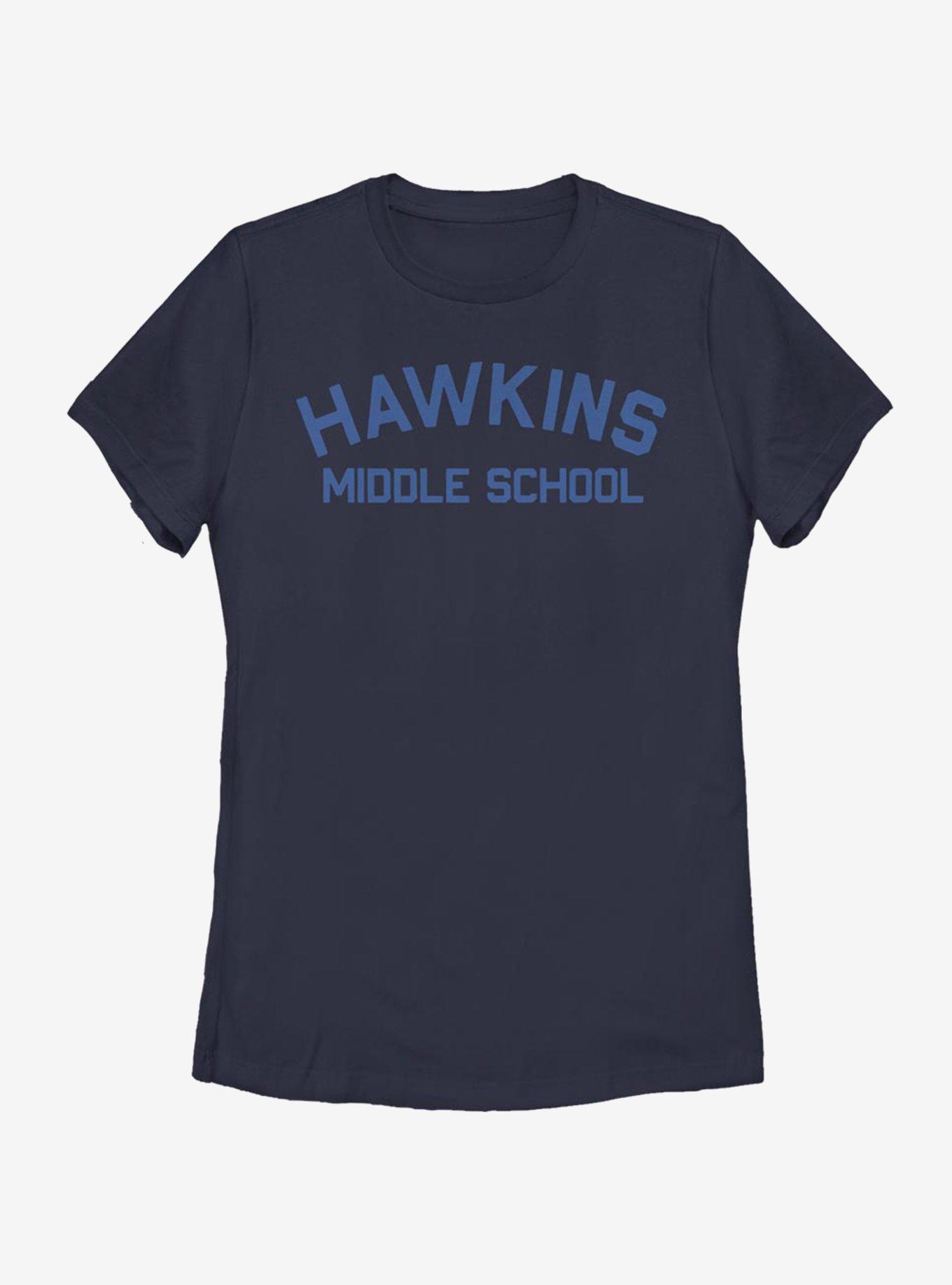 Stranger Things Hawkins Mid School Womens T-Shirt, , hi-res