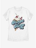 Stranger Things Scoops Troops Womens T-Shirt, WHITE, hi-res