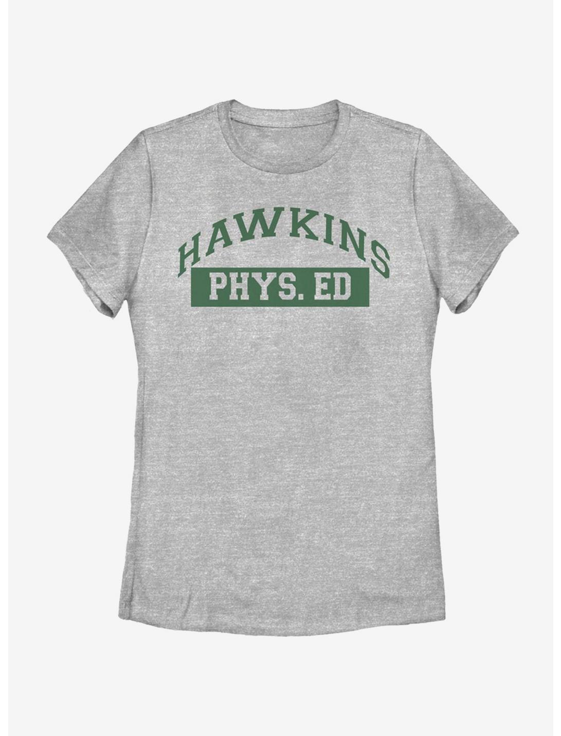 Stranger Things Hawkins Phys Ed Womens T-Shirt, ATH HTR, hi-res