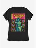 Stranger Things Comic Cover Womens T-Shirt, BLACK, hi-res