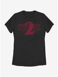 Stranger Things Two Opacity Logo Womens T-Shirt, BLACK, hi-res
