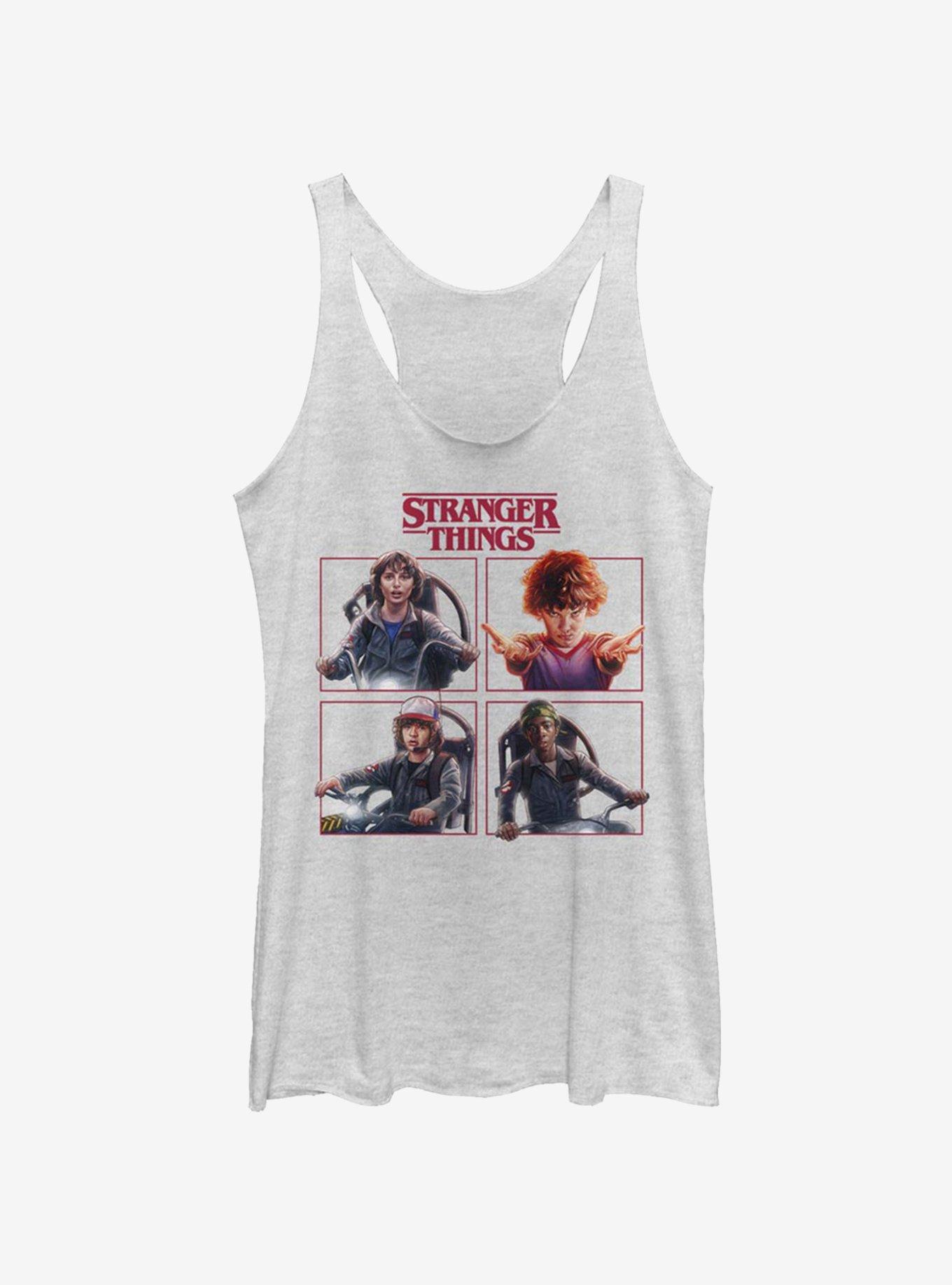 Stranger Things Cast Box Up Womens Tank Top, , hi-res