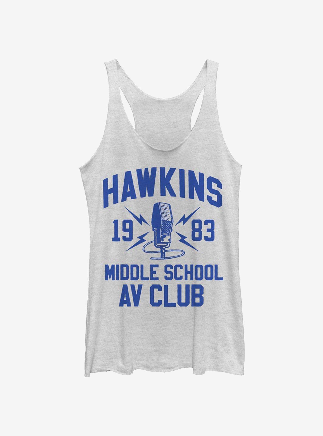 Stranger Things Hawkins AV Club Womens Tank Top, , hi-res