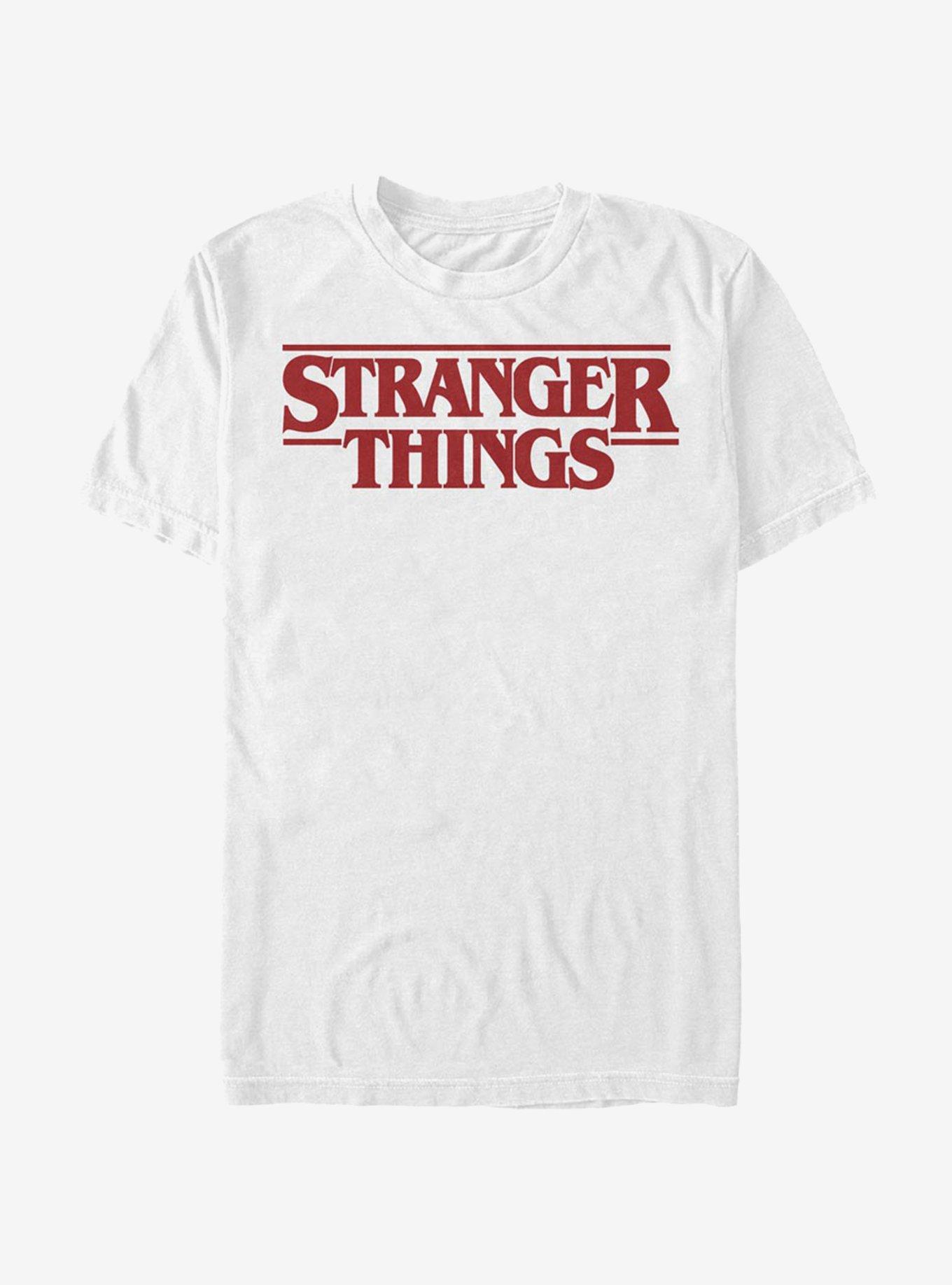 Stranger Things Classic Logo T-Shirt - WHITE | BoxLunch