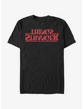 Stranger Things Upside Down Logo T-Shirt, , hi-res