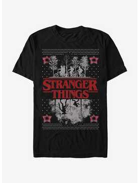 Stranger Things Upside Down Ugly Sweater T-Shirt, , hi-res