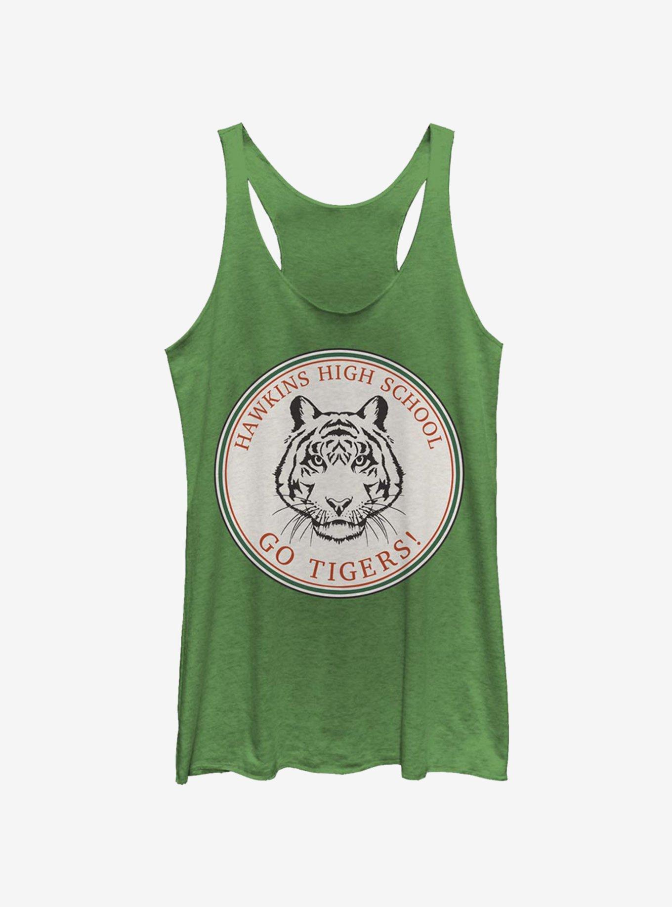 Stranger Things Hawkins Go Tigers Womens Tank Top, , hi-res