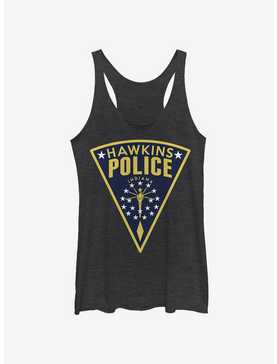 Stranger Things Hawkins Police Seal Womens Tank Top, , hi-res