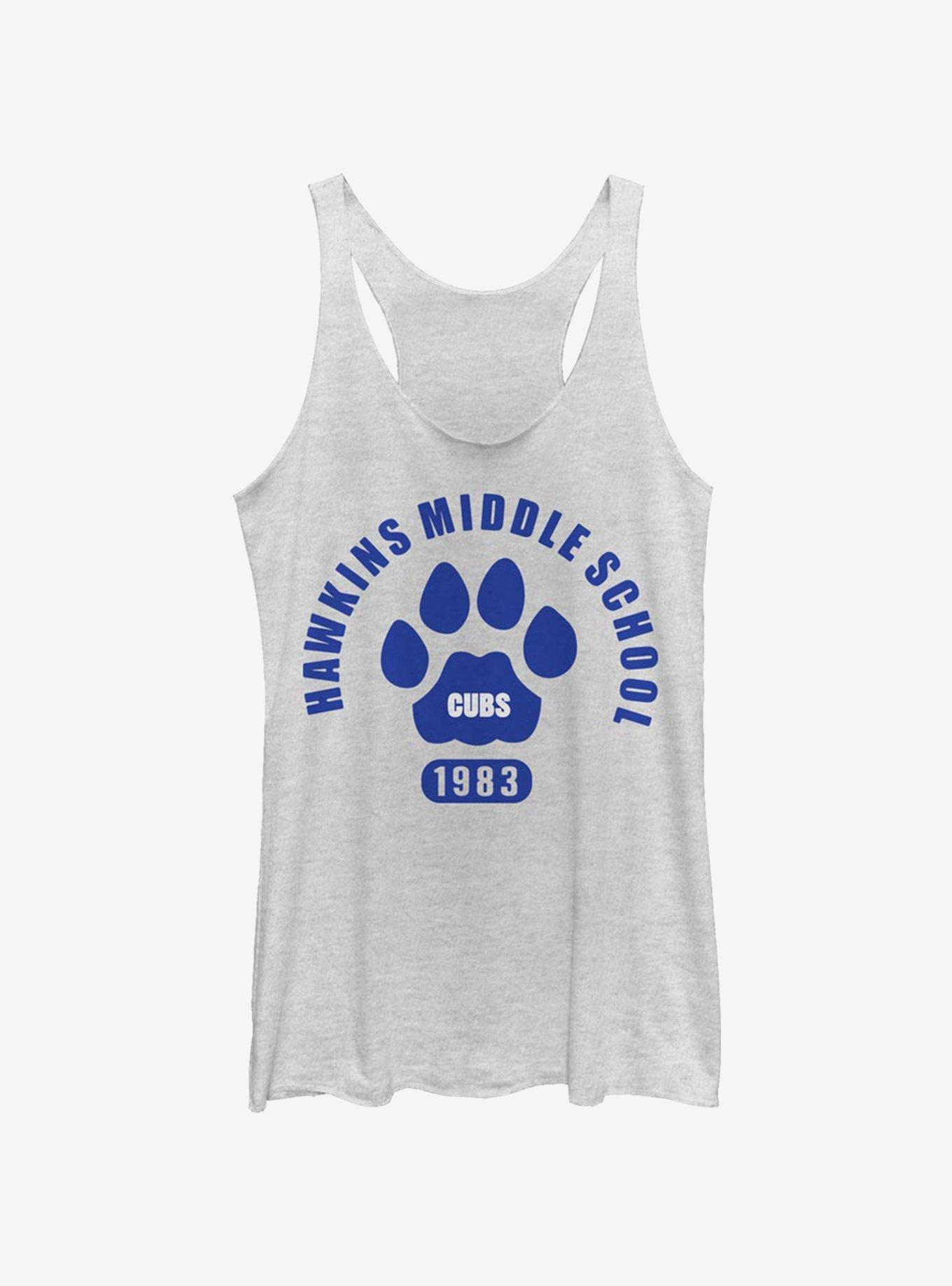 Stranger Things Hawkins Cubs Paw Emblem Womens Tank Top, , hi-res