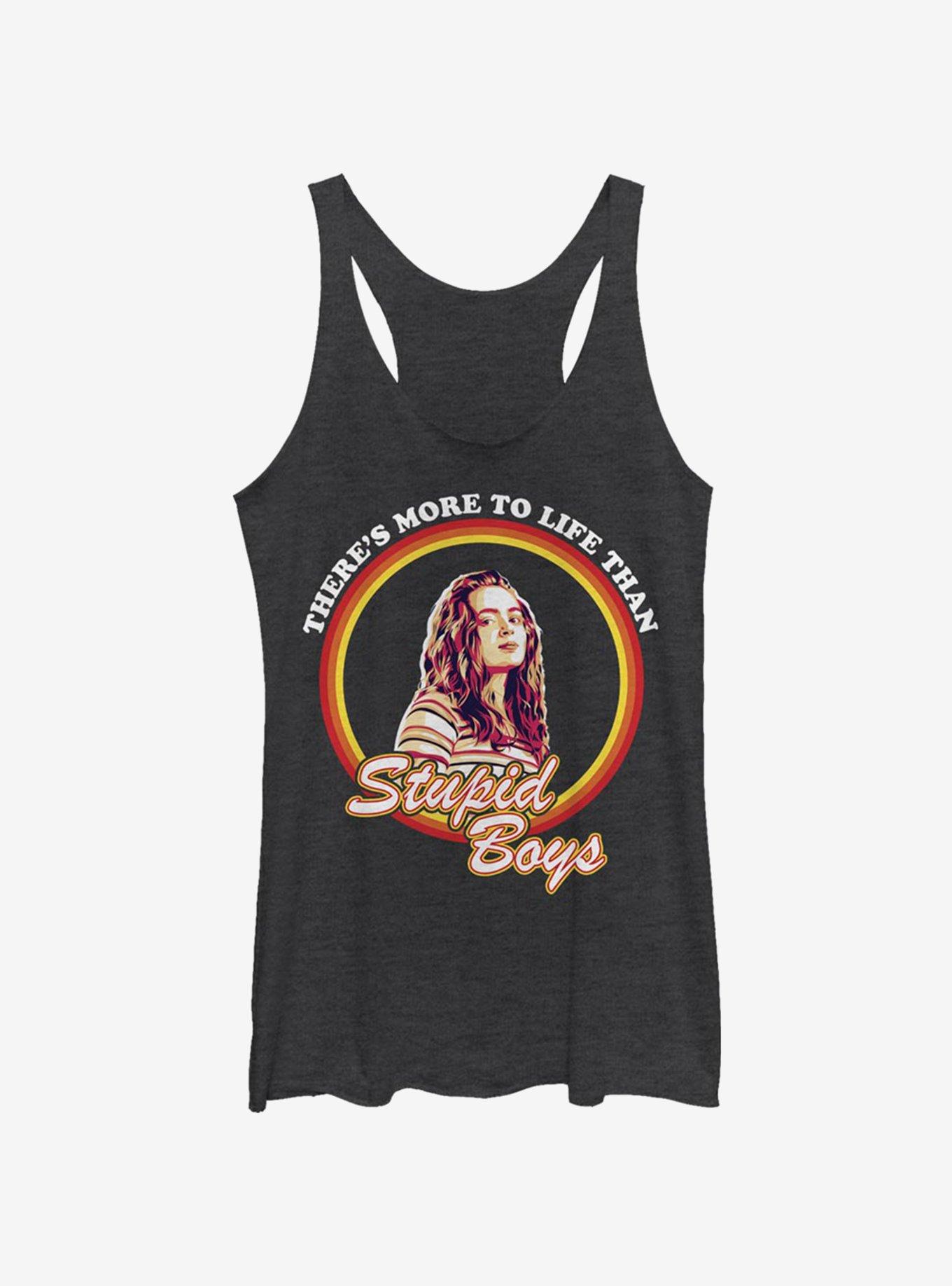 Stranger Things Stupid Boys Womens Tank Top, , hi-res