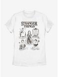 Stranger Things DND Classes Womens T-Shirt, WHITE, hi-res