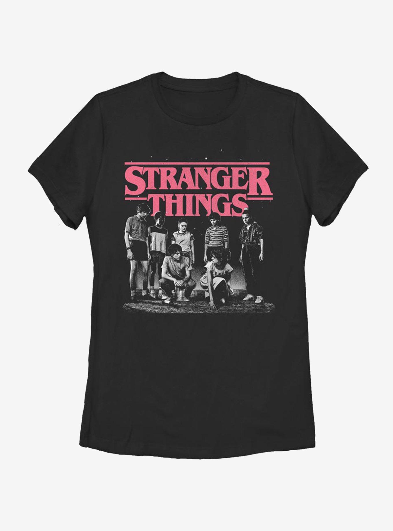 Stranger Things Fade Womens T-Shirt, BLACK, hi-res