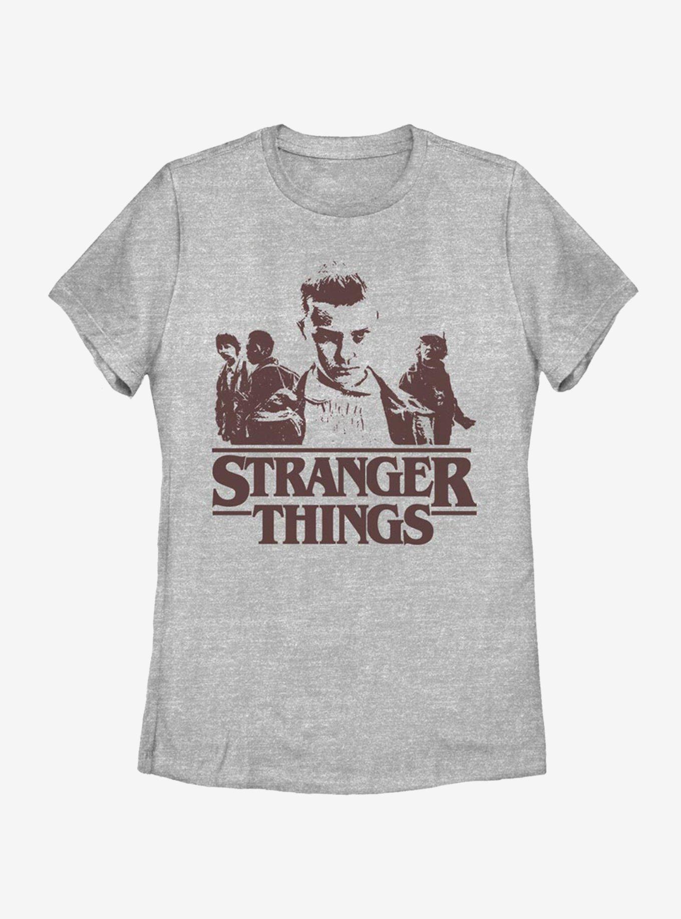 Stranger Things Punk Womens T-Shirt, ATH HTR, hi-res