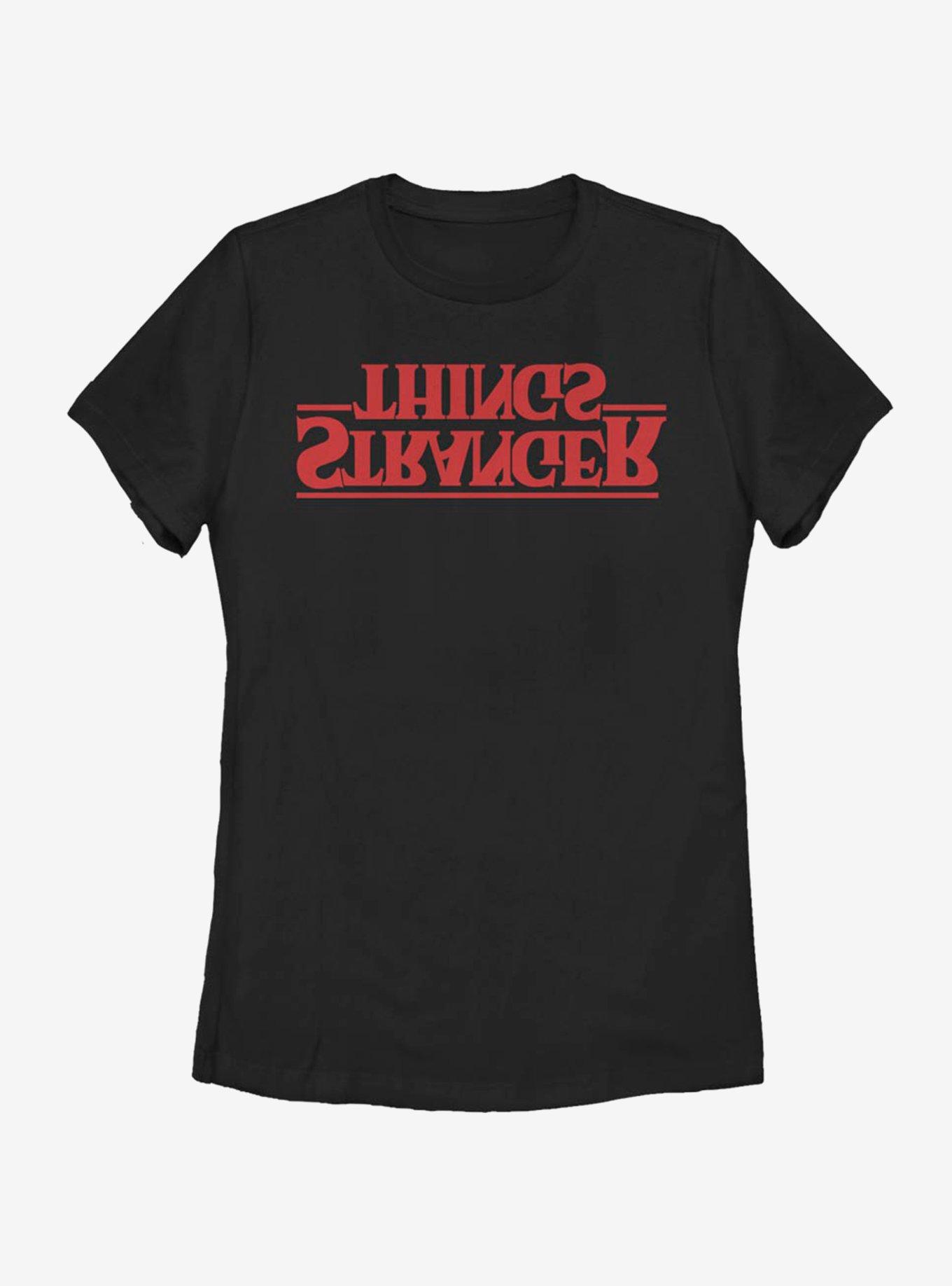 Stranger Things Upside Down Logo Womens T-Shirt, , hi-res