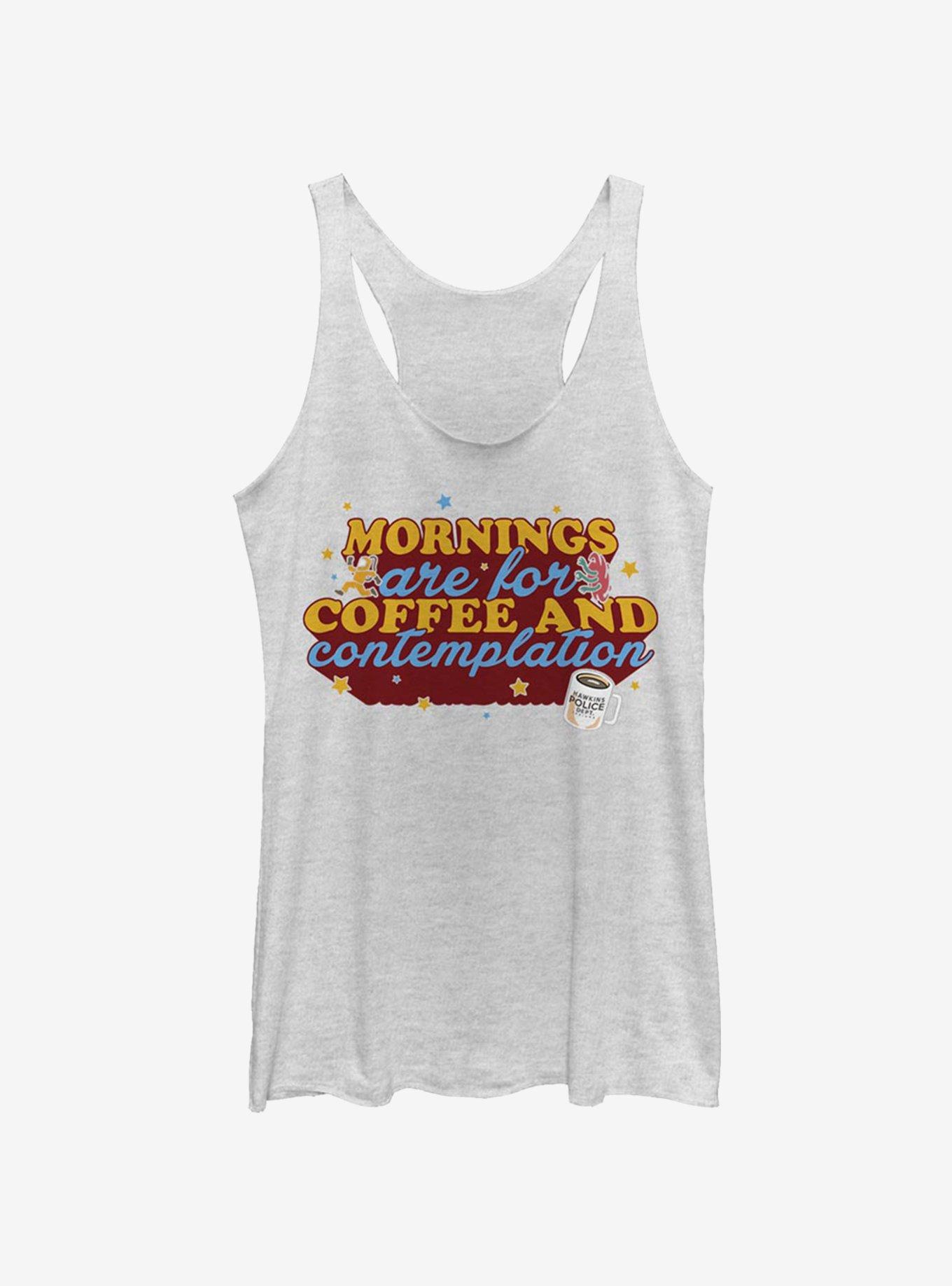 Stranger Things Coffee Contemplations Womens Tank Top, , hi-res