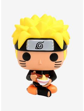 Plus Size Funko Pop! Animation Naruto Shippuden Naruto Uzumaki Eating Ramen Vinyl Figure - BoxLunch Exclusive, , hi-res