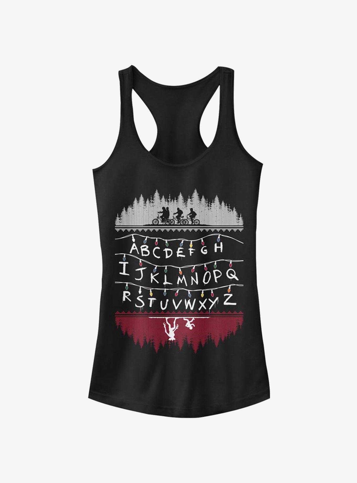 Stranger Things Alphabet Lights Girls Tank Top, , hi-res