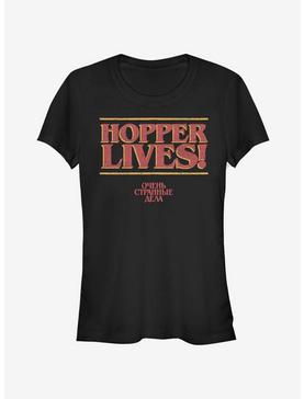Stranger Things Hopper Lives Russian Girls T-Shirt, , hi-res