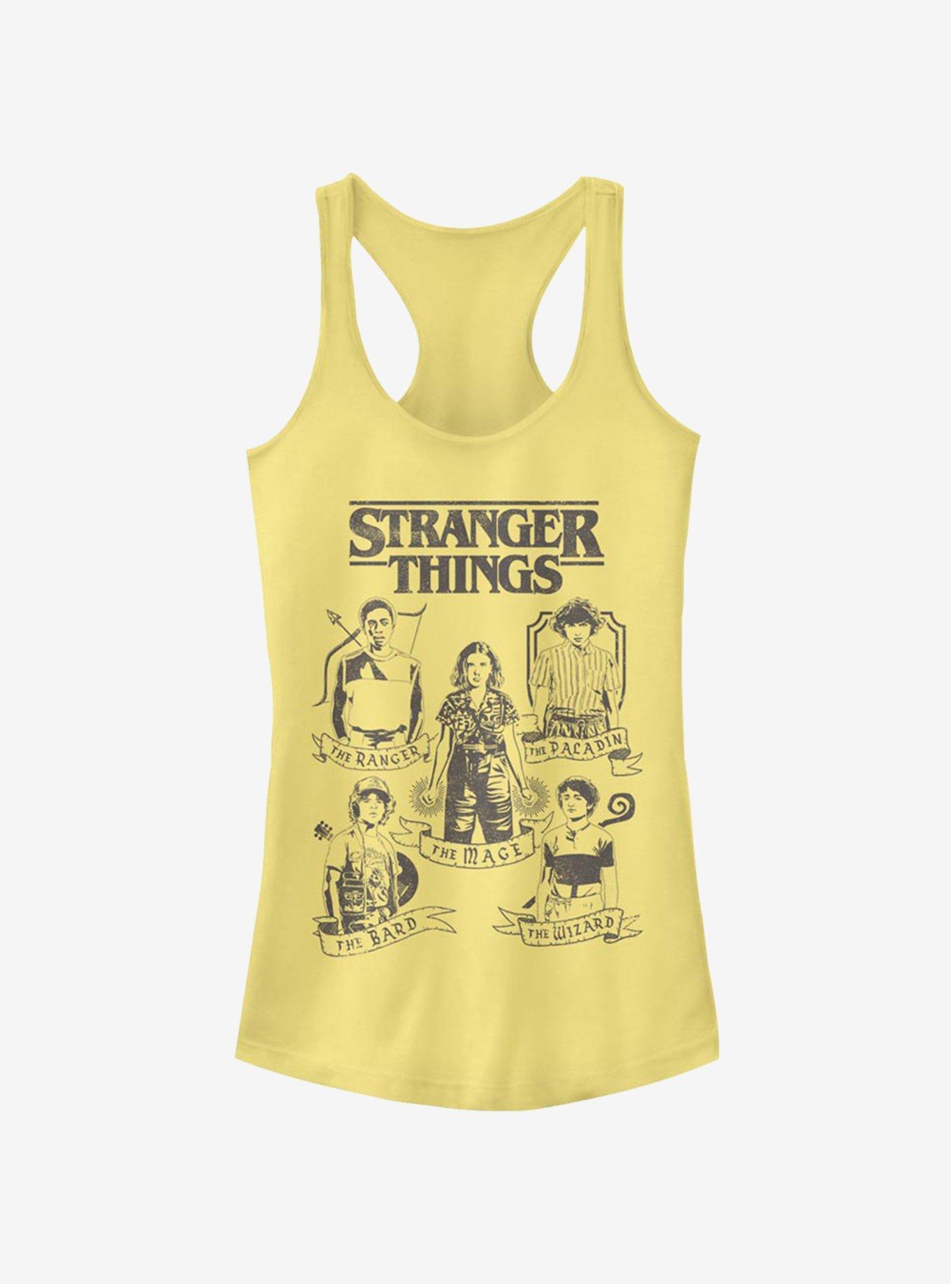 Stranger Things Dungeons and Dragons Classes Girls Tank Top, BANANA, hi-res