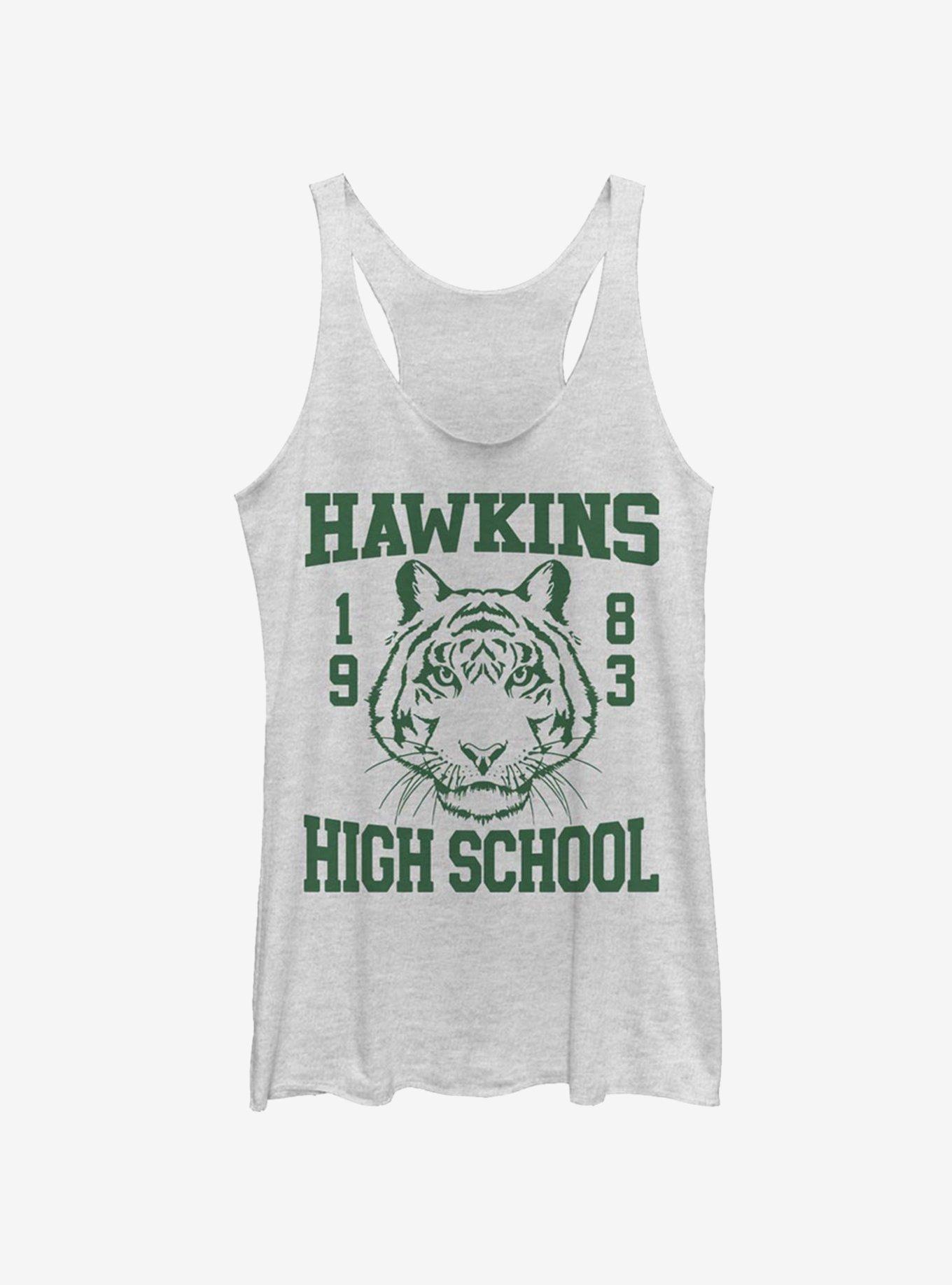 Stranger Things Hawkins High Tiger 1983 Girls Tank Top