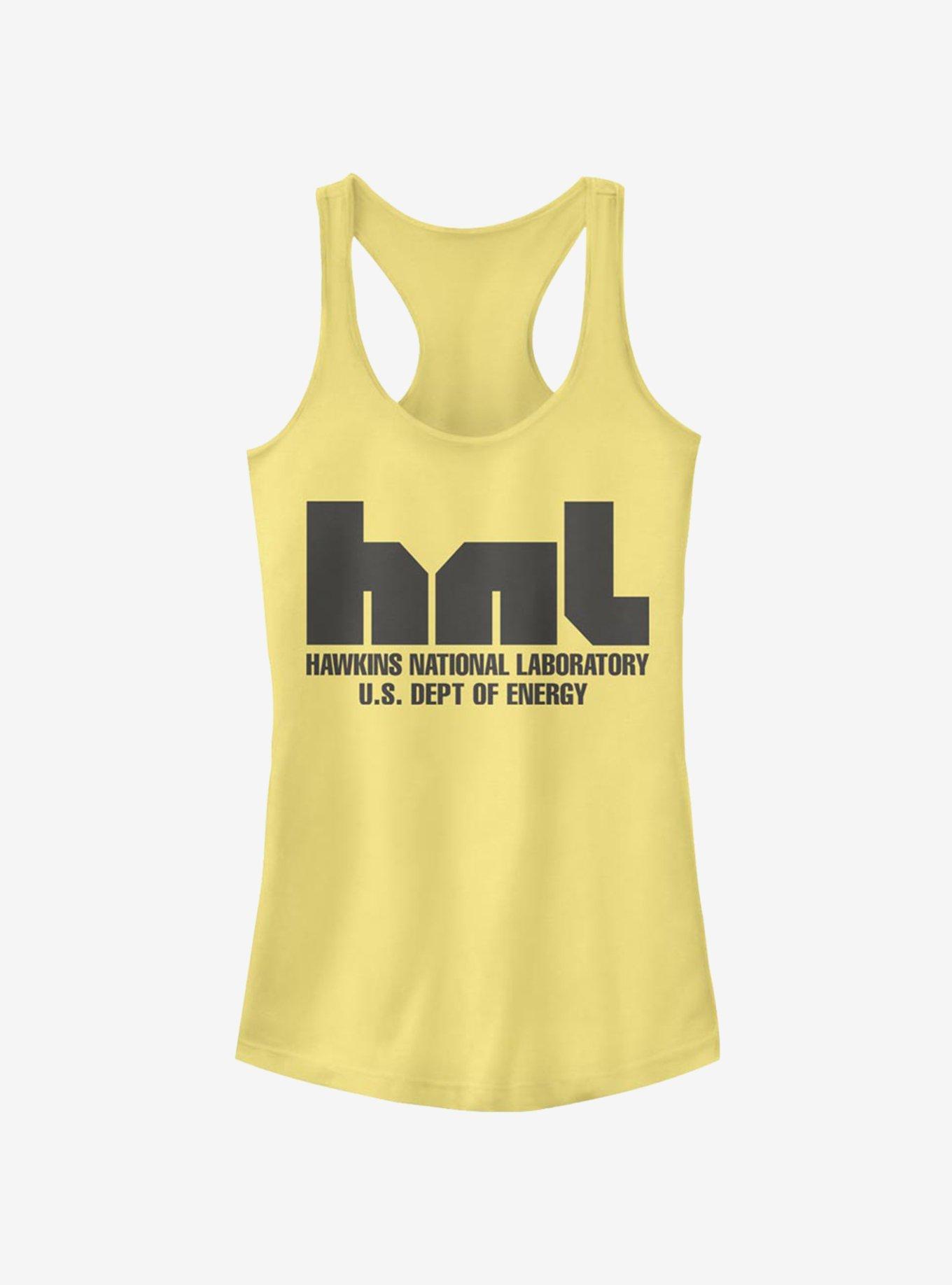 Stranger Things Hawkins National Laboratory Girls Tank Top, BANANA, hi-res