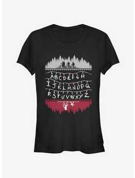Stranger Things Alphabet Lights Girls T-Shirt, , hi-res