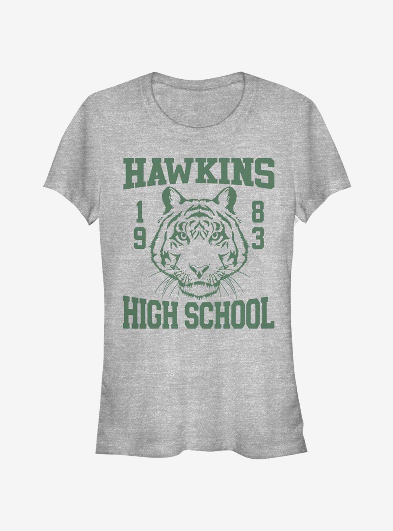 Stranger Things Hawkins High Tiger 1983 Girls T-Shirt, , hi-res