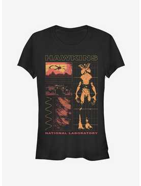 Stranger Things Hawkins Lab Demogorgon Girls T-Shirt, , hi-res
