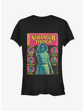 Stranger Things Comic Cover Girls T-Shirt, , hi-res