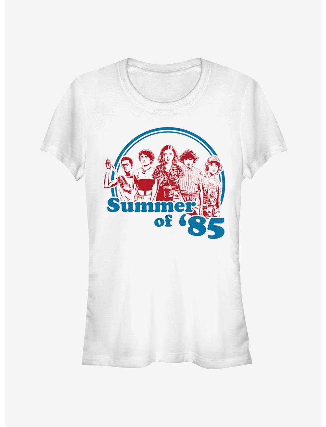 Stranger Things Summer of 85 Girls T-Shirt, WHITE, hi-res