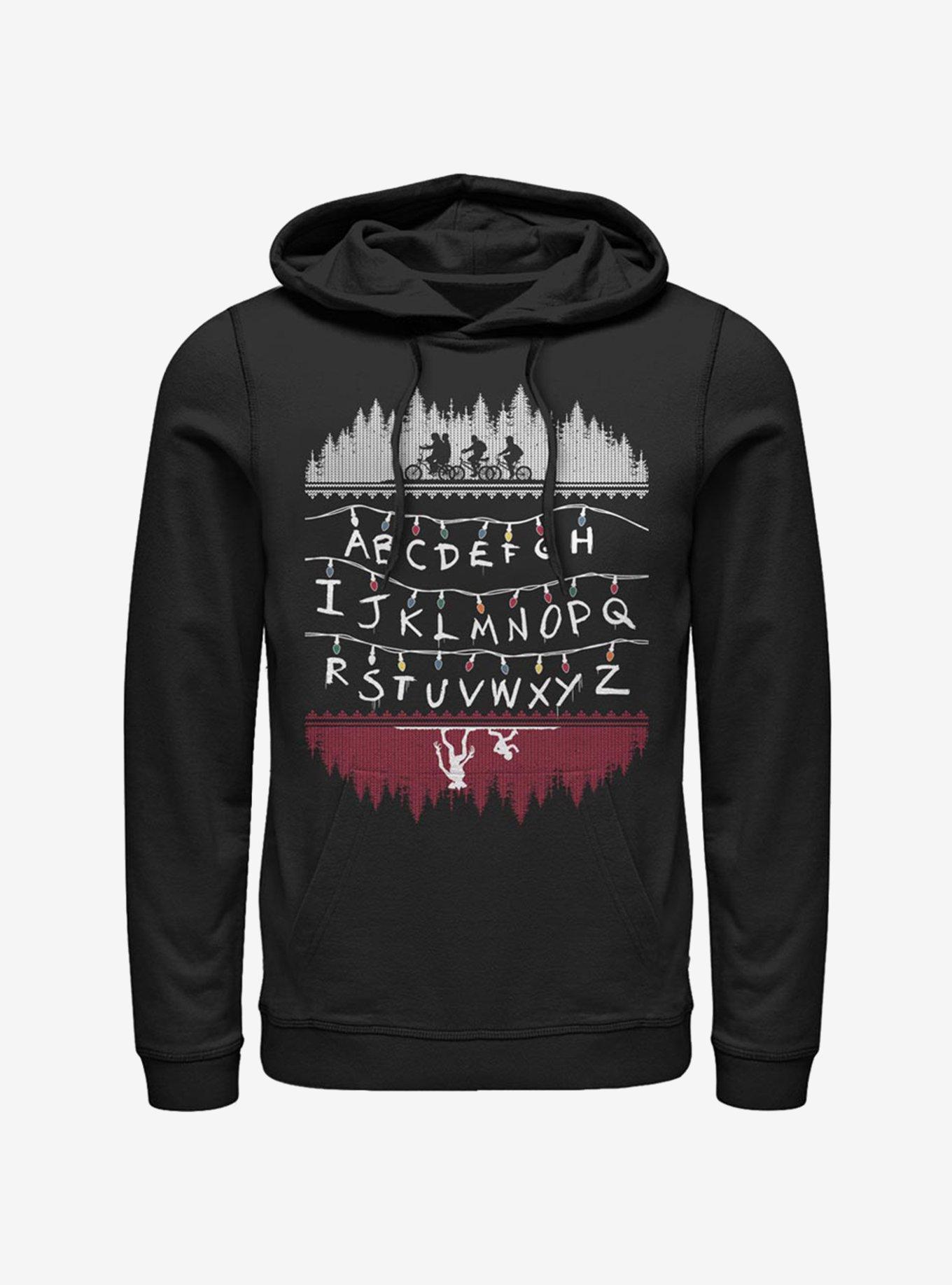 Stranger Things Alphabet Lights Hoodie