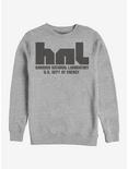 Stranger Things Hawkins National Laboratory Crew Sweatshirt, ATH HTR, hi-res