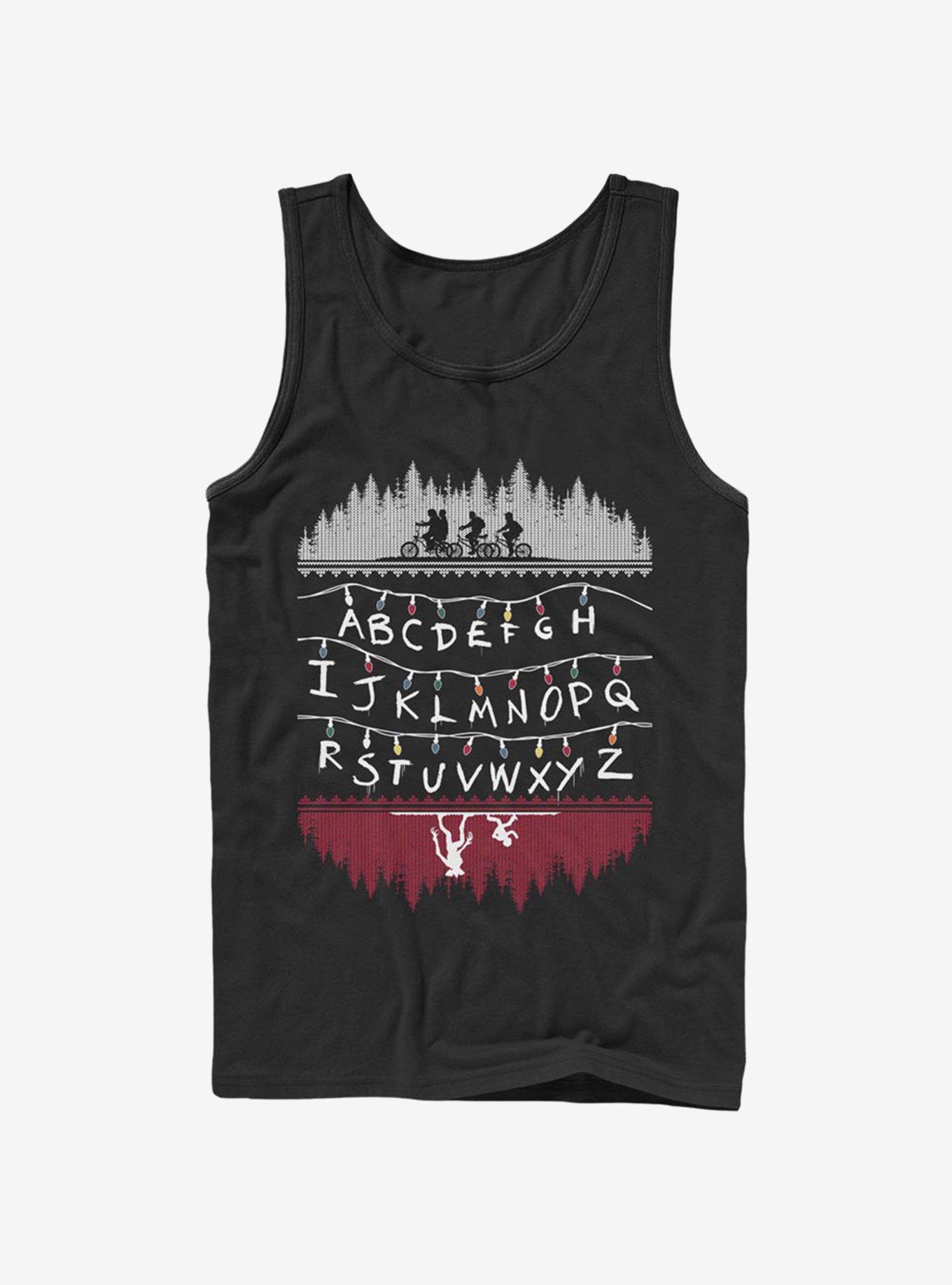 Stranger Things Alphabet Lights Tank Top