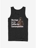 Stranger Things Coffee and Contemplation Hopper Tank Top, BLACK, hi-res