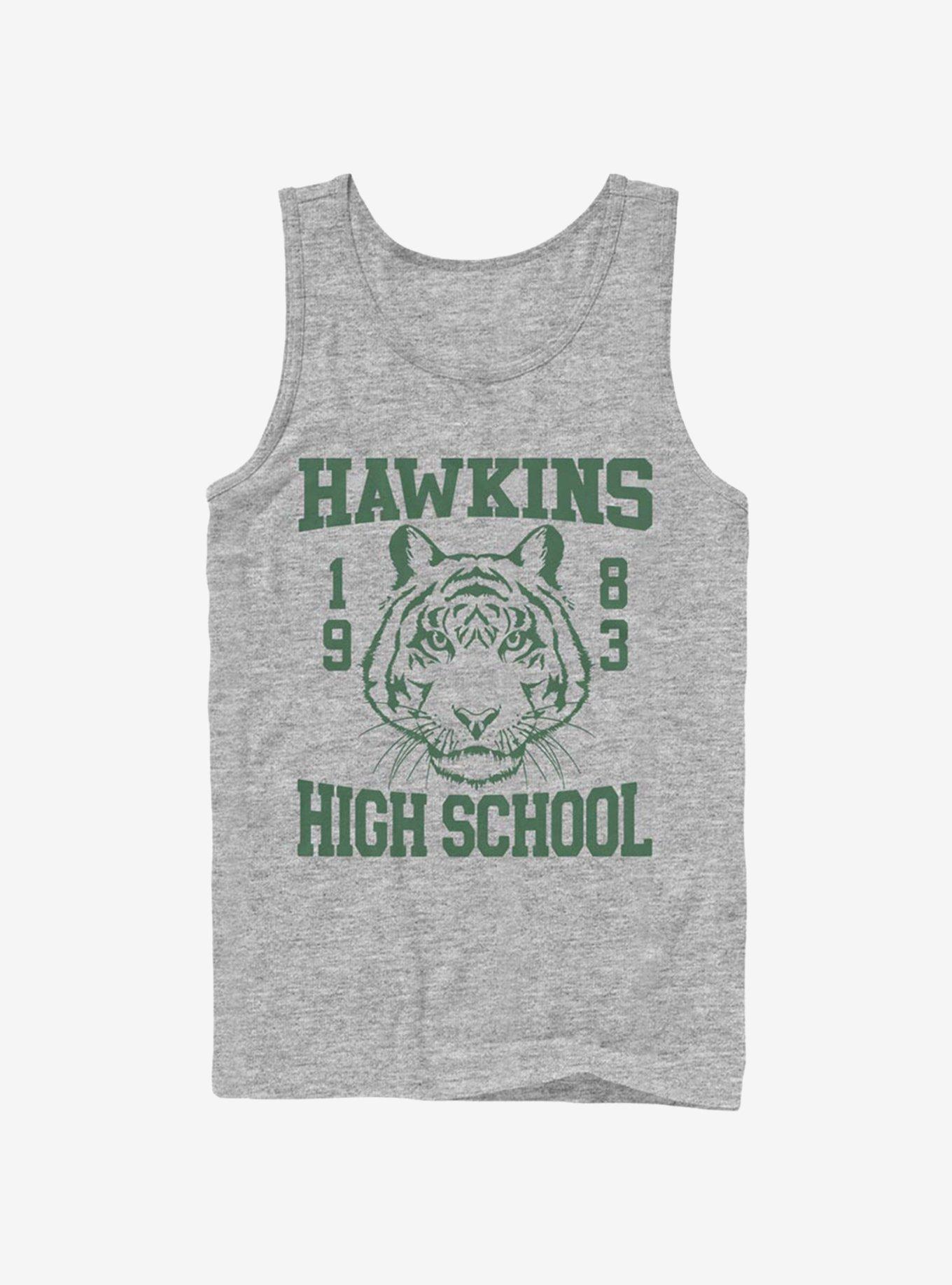 Stranger Things Hawkins High Tiger 1983 Tank Top, ATH HTR, hi-res