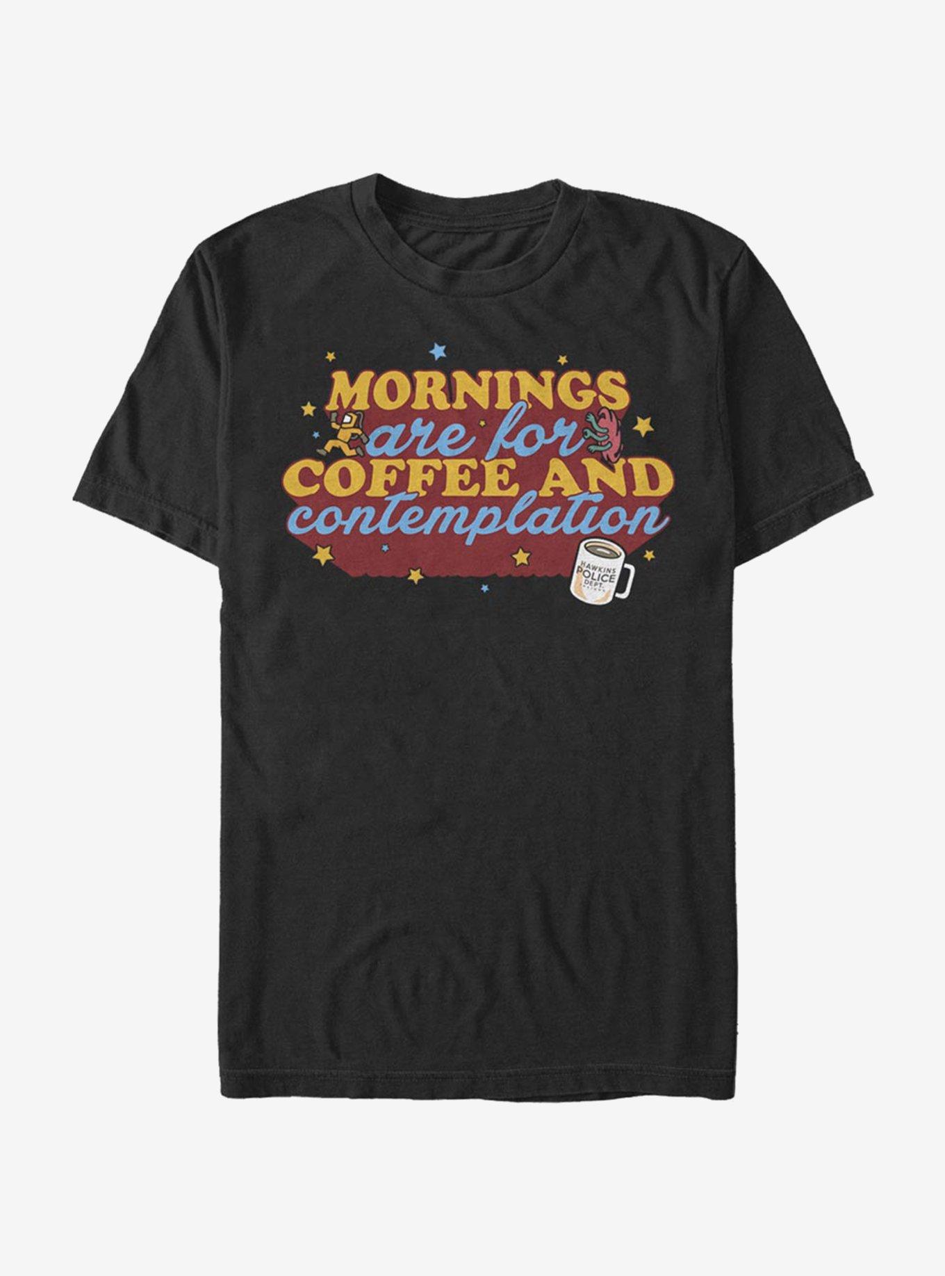 Mens Tee - Coffee Contemplations - NATURAL, , hi-res