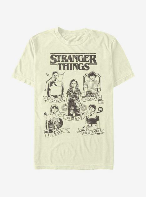 Stranger Things Dungeons and Dragons Classes T-Shirt - BEIGETAN | Hot Topic