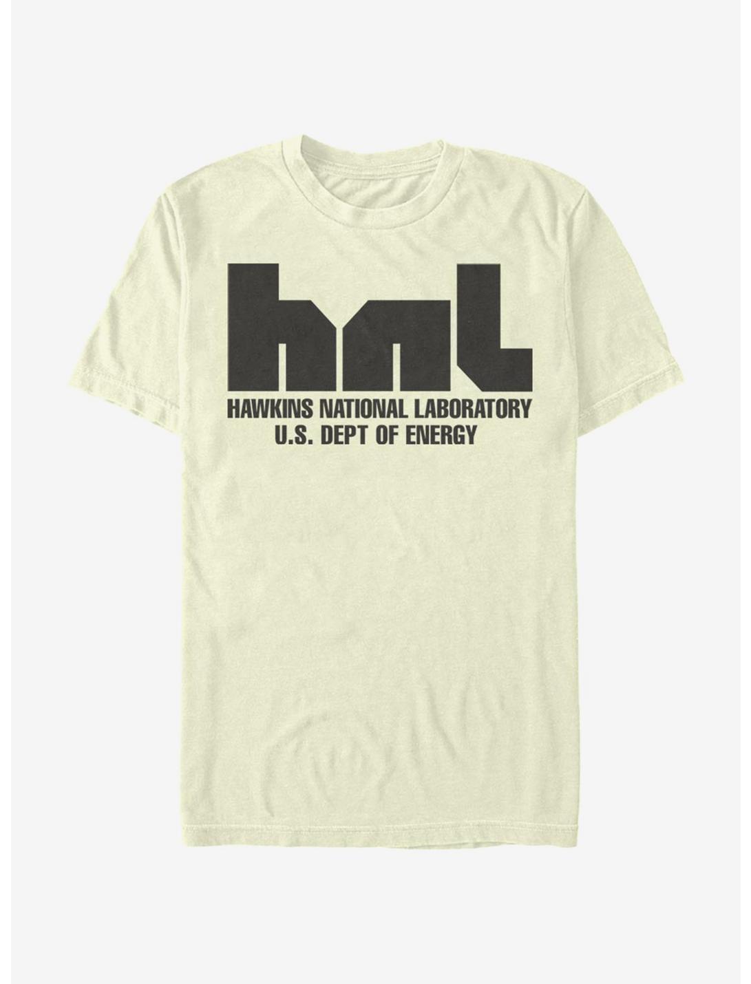 Stranger Things Hawkins National Laboratory T-Shirt, NATURAL, hi-res