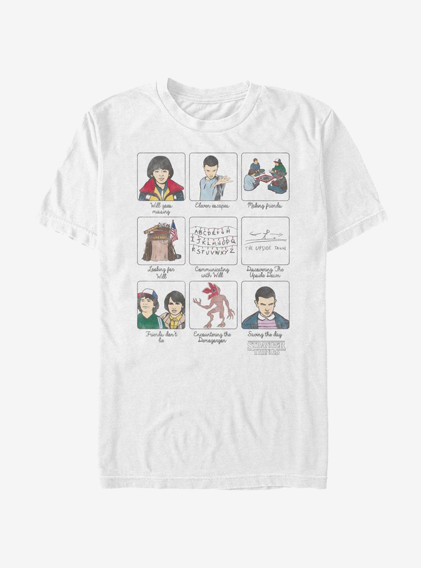 Mens Tee - Stranger Things Story - WHITE, WHITE, hi-res