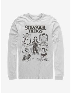 Stranger Things Dungeons and Dragons Classes Long-Sleeve T-Shirt, , hi-res