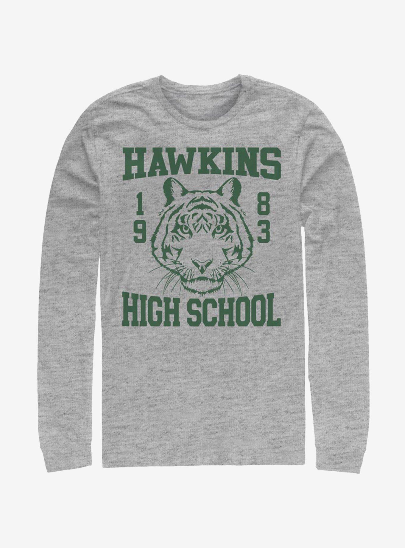 Stranger Things Hawkins High Tiger 1983 Long-Sleeve T-Shirt