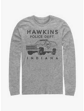 Stranger Things Hawkins Police Auto Long-Sleeve T-Shirt, , hi-res