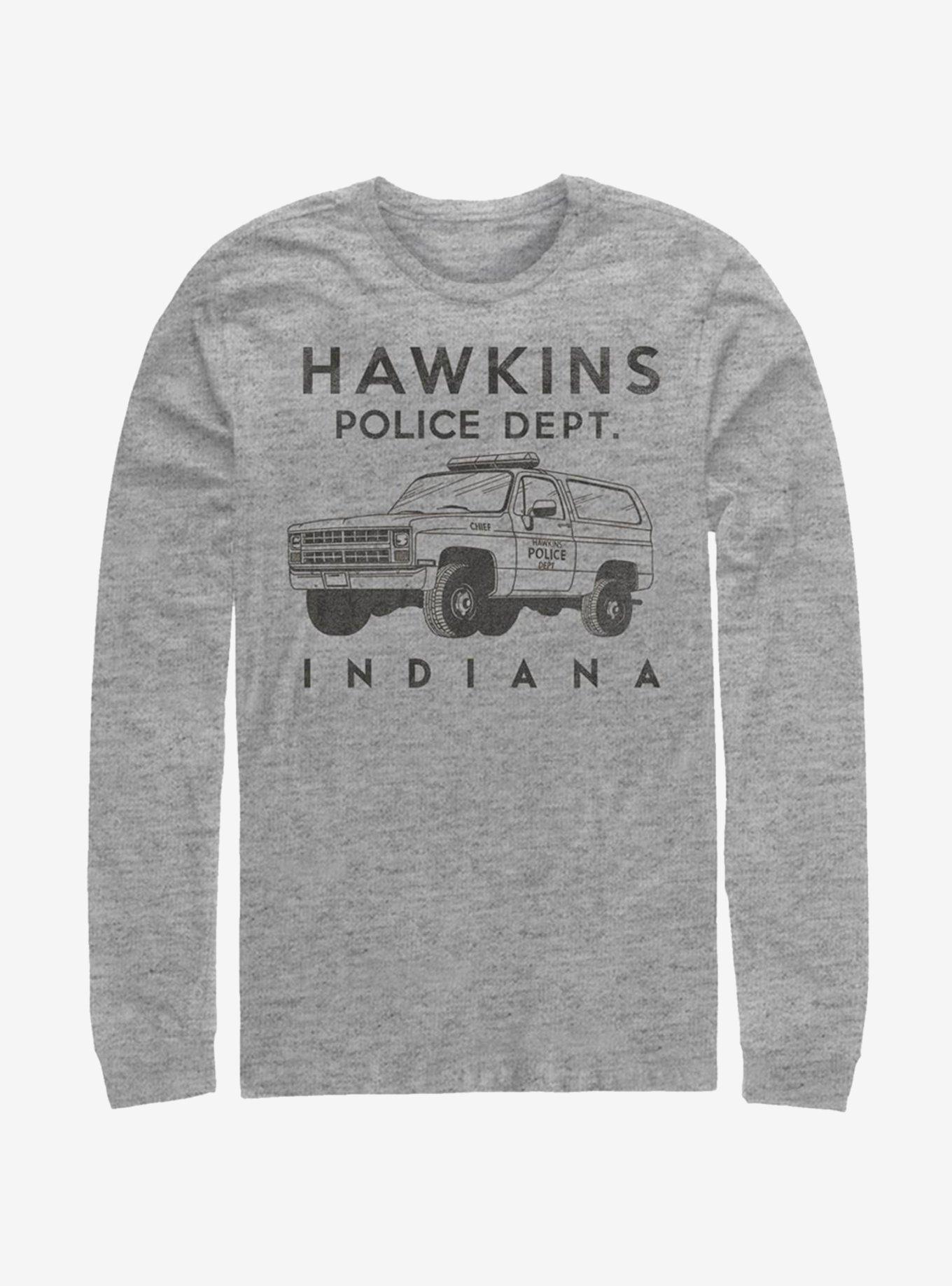 Stranger Things Hawkins Police Auto Long-Sleeve T-Shirt, , hi-res