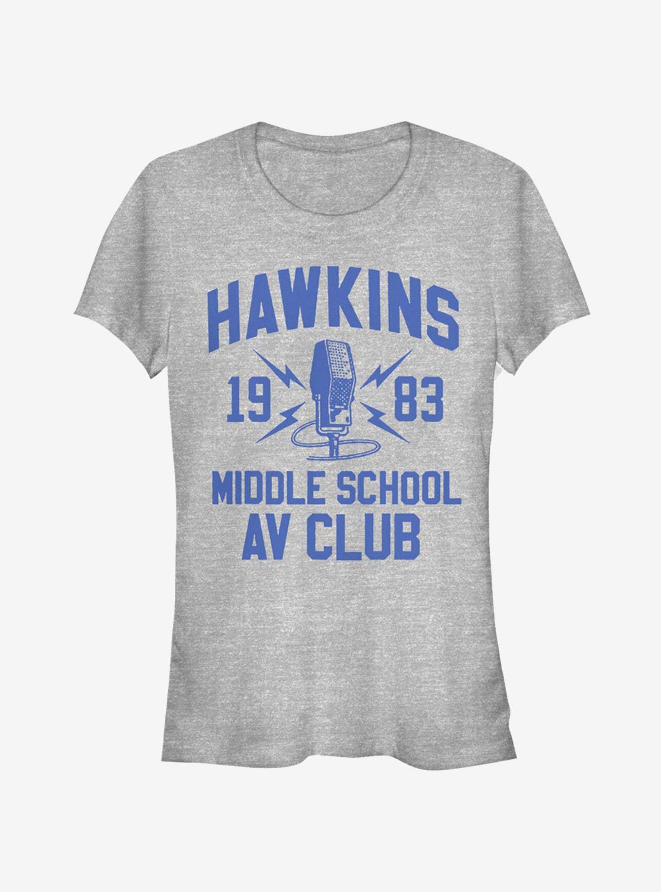 Stranger Things Hawkins A.V. Club Girls T-Shirt