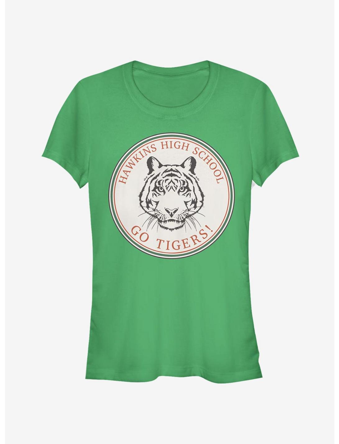 Stranger Things Hawkins Go Tigers Girls T-Shirt, KELLY, hi-res