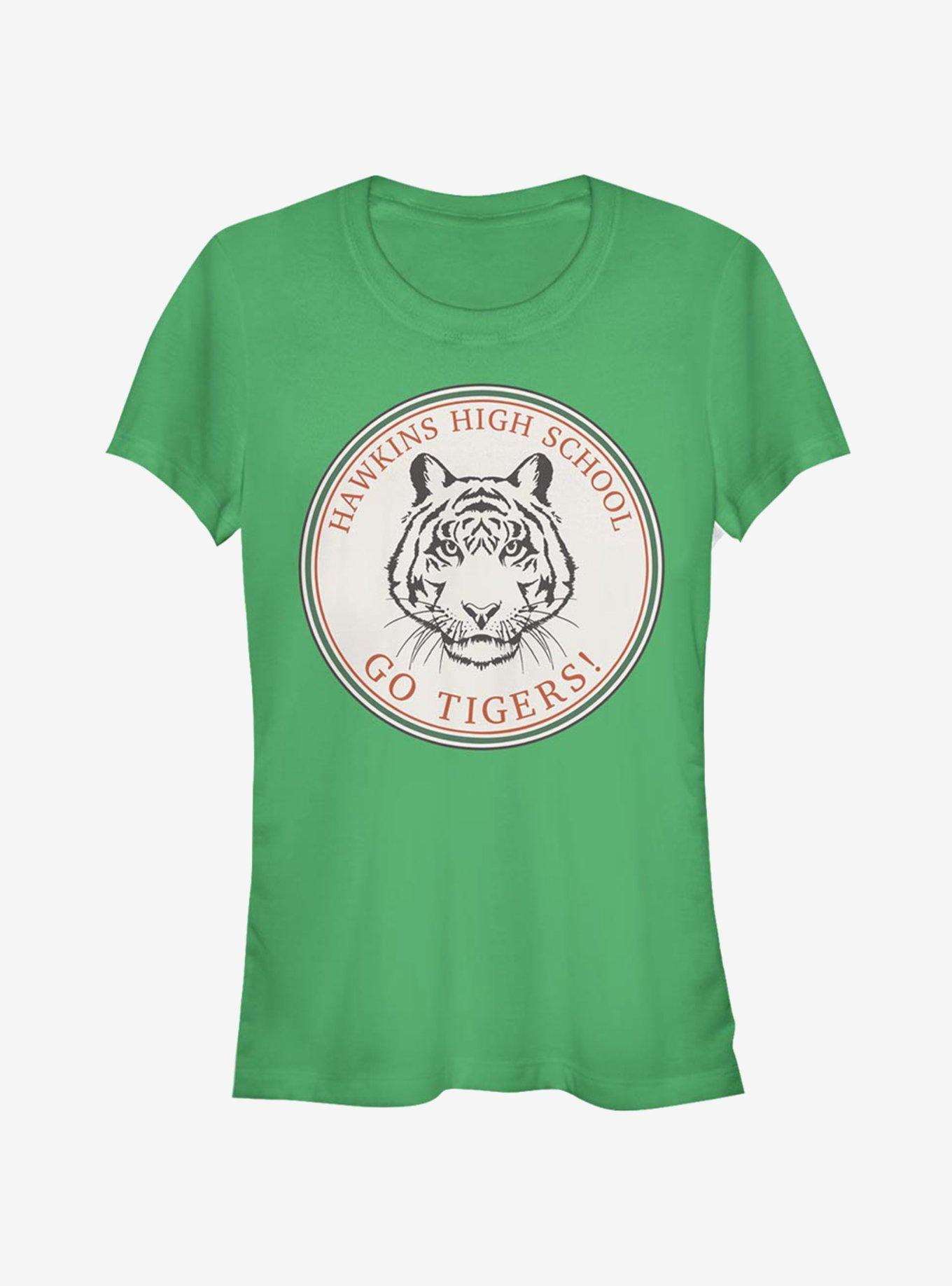 Stranger Things Hawkins Go Tigers Girls T-Shirt, , hi-res