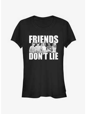 Stranger Things Cast Friends Don't Lie Girls T-Shirt, , hi-res